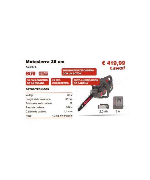 KIT KG367E.9 MOTOSIERRA...