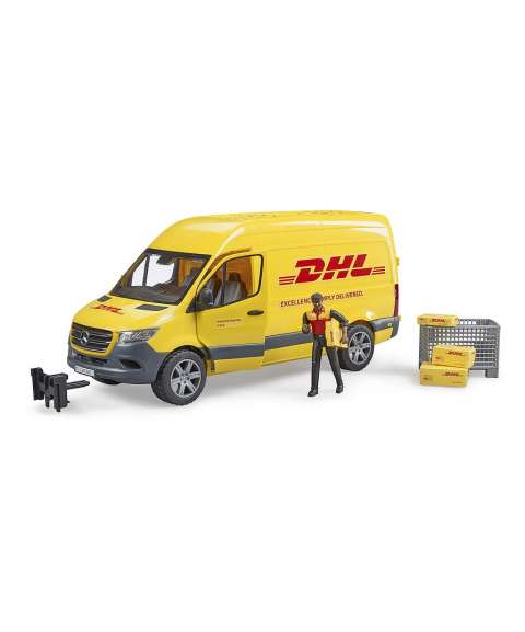 camioneta dhl con conductor