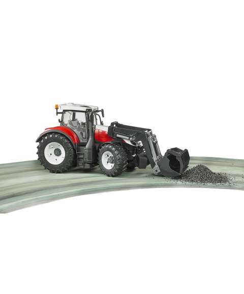 Tractor steyr 6300 con pala